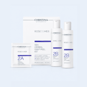 Rose De Mer Sea Herbal Deep Peel Kit (Sea Herbal Deep Peel and Activator) 2B+2A - STEP 2